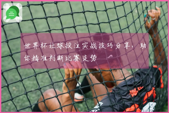 世界杯让球投注实战技巧分享，助你精准判断比赛走势
